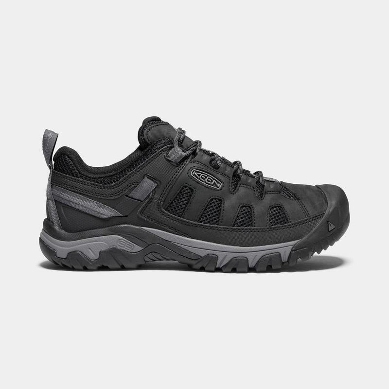 Keen Targhee Vent Mens Hiking Shoes Black Sale (6250-XTBJL)